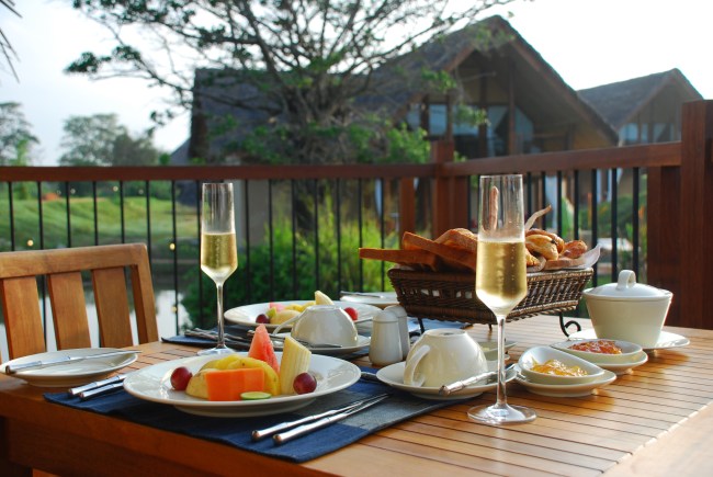 In-Room Champaigne Breakfast